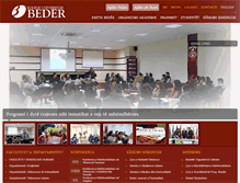 Tablet Screenshot of beder.edu.al