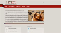 Desktop Screenshot of iyrcl.beder.edu.al
