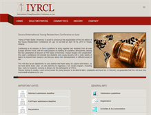 Tablet Screenshot of iyrcl.beder.edu.al
